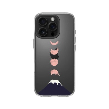 iPhone 16 Pro Clear 透明 - ilovedoodle (Lim Heng Swee) - Cat Landscape - 月光倒影