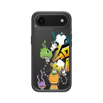 iPhone Air Mod NX -邊框背蓋組合 (相機按鈕) 黑 - Graffiti / 街頭塗鴉 - 我們愛噴漆
