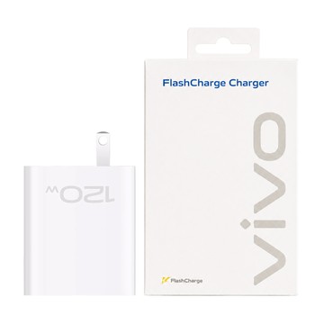 vivo 原廠台灣公司貨 120W Type-C 極速超快閃充充電器 20V/6A (盒裝)