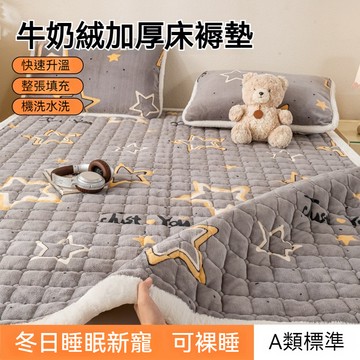 台灣出貨 牛奶絨床墊 加厚床墊 單人床墊 雙人床墊 簡易床墊 學生床墊 床墊宿舍 可水洗床墊 打地舖床墊 薄床墊 保潔墊