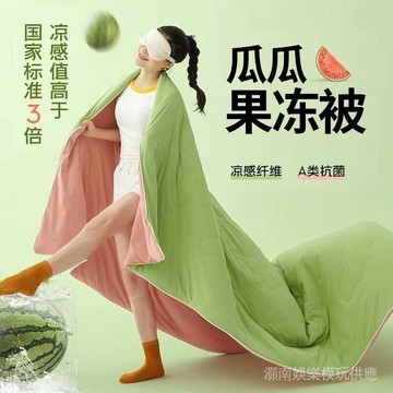 琦越A類涼感絲夏涼被夏季冰絲空調被清涼薄款單人縴維被 灝南雜物社 PTHT