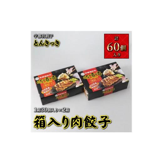 ふるさと納税 栃木県 宇都宮市 宇都宮餃子 とんきっき 箱入り肉餃子 30個入り2箱◇※離島への配送不可