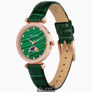CampoMarzio手錶，編號CMW0031，32mm玫瑰金錶殼，綠錶帶款_廠商直送