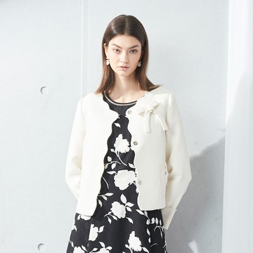 CLL巧玲瓏 波浪造型高雅外套 3237202