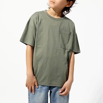 日本 ZOOLAND - 99%防臭抗菌加工短袖上衣-軍綠