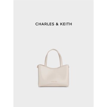 (免運)CHARLES&KEITH夏季女包CK2-30782416簡約手提托特包斜挎小方包