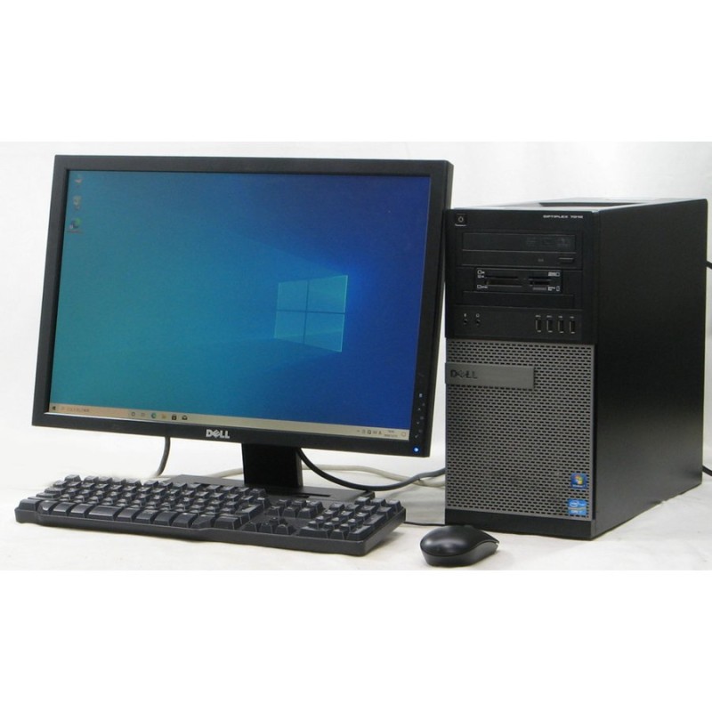 ゲーミングPC 中古 デスクトップパソコン DELL Optiplex 7010-3770SF Corei7 メモリ 4GB HDD 500GB  GeForce GT640 22インチ液晶セット Windows 10 通販 LINEポイント最大0.5%GET | LINEショッピング