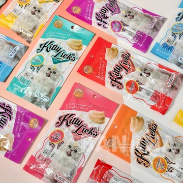Kitty Licks 甜甜貓｜貓咪肉泥4入/包 貓肉泥 甜甜貓肉泥  貓零食