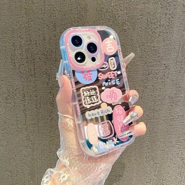 個性創意 喜慶文字 高階鏡面 手機殼iPhone16 15PROMAX蘋果13/14/12/11防摔殼