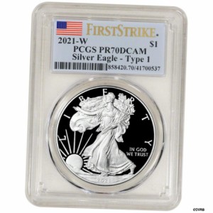 アンティークコイン NGC PCGS W アメリカン シルバー イーグル プルーフ-PCGS PR70 DCAM ファーストストライク- s