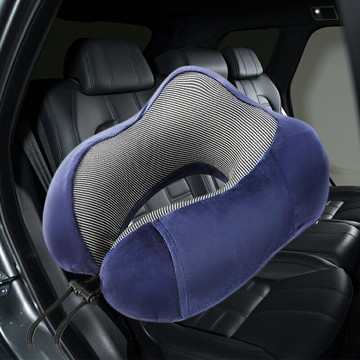 可拆洗記憶棉U型枕 旅行枕 汽車頭枕 汽車頸枕 護頸枕 車用頭枕 車用護頸枕 飛機枕 午睡枕【JA288】普特汽車精品