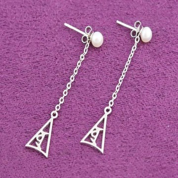 【POTALA】手工原創 925純銀(佛母耳環)