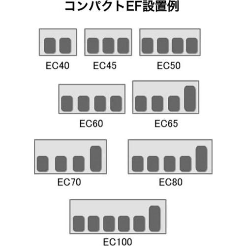 KC エフェクターケース EC-45 BK ブラック (内寸 355 x 250 x 55 20mm)