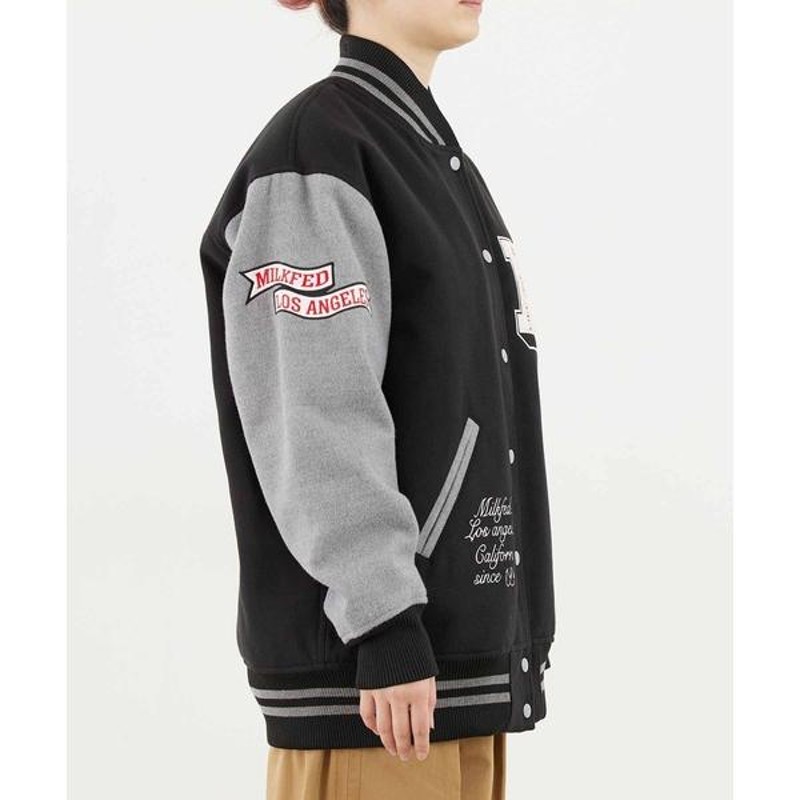 スタジャン ジャケット ミルクフェド MILKFED VARSITY JACKET ブルゾン