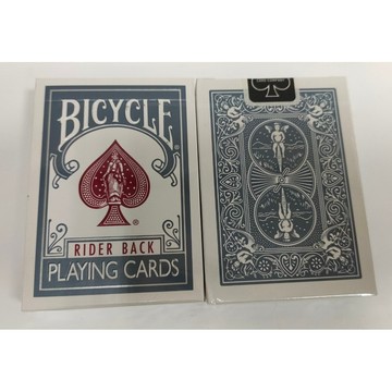 【USPCC 撲克】Bicycle Titanium Edition 鈦金屬油墨版V2 凸字 藍色 牌盒壓角