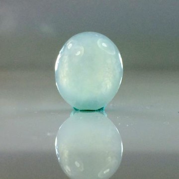 【森茂珠寶】緬甸天然翡翠A貨 白翡蛋面 D993