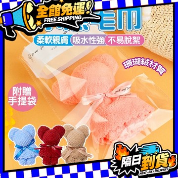 現貨 小熊毛巾 畢業小熊 珊瑚絨毛巾 婚禮小物 畢業禮物 伴手禮 活動禮 小禮品 交換禮物 毛巾熊 生日禮物
