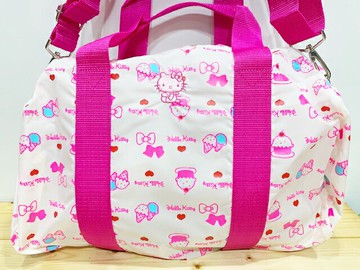 【震撼精品百貨】凱蒂貓 Hello Kitty 日本SANRIO三麗鷗 KITTY 手提包/側背包/斜背包-尼龍蛋糕#89100 震撼日式精品百貨