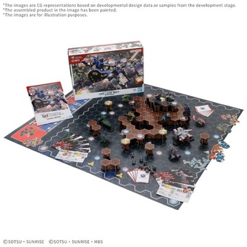 【預購】GUNDAM ASSEMBLE 鋼彈微縮模型戰棋遊戲 豪華套組01-機動戰士鋼彈(DX01)+KARDIKO卡套