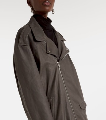 Rick Owens Oversized leather jacket