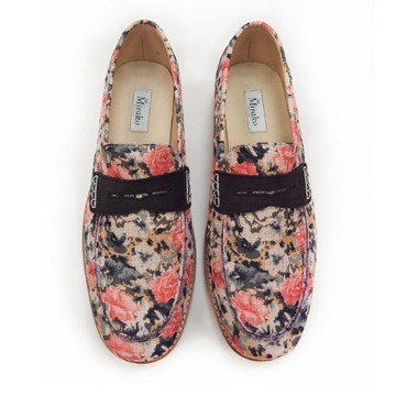 Moccasin Penny Loafers M1108 Fuxia