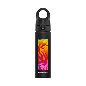磁吸水壺 AquaStand 不鏽鋼 700cc - 附吸管 黑 - Editors' Picks: Summer Vibes - 愛得火熱
