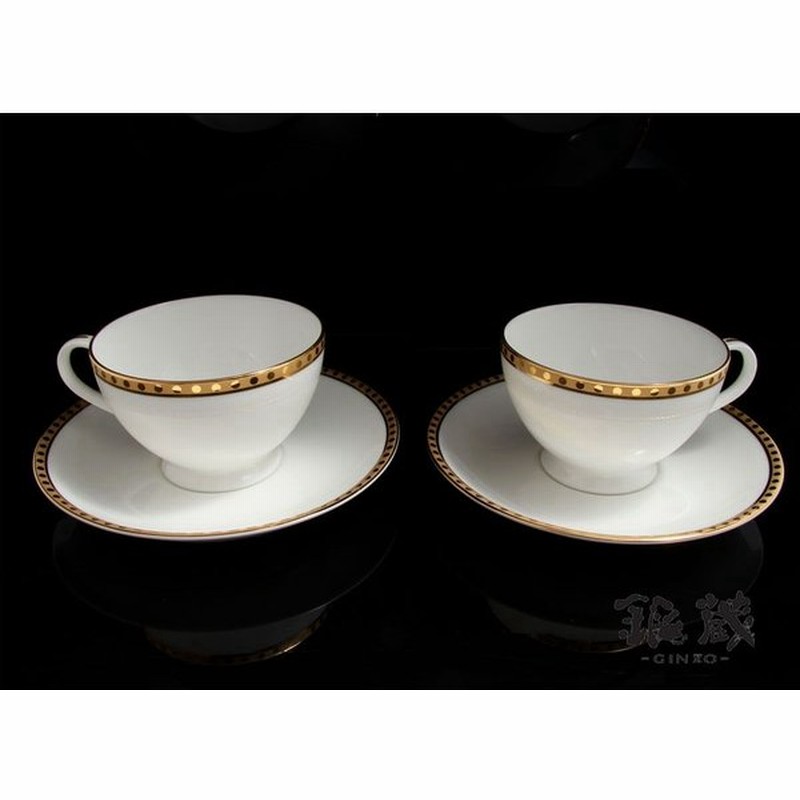 ティファニー Tiffany Co ペアティーカップ 白 ゴールドバンド 中古 通販 Lineポイント最大0 5 Get Lineショッピング
