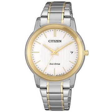CITIZEN星辰 FE6016-88A 簡約光動能氣質腕錶  金+銀 33mm｜樂天全館特惠中★指定刷卡回饋10%