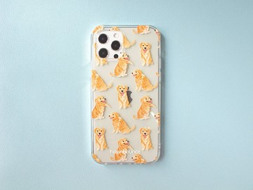 金毛尋回犬 黃金獵犬 透明防摔手機殼 (支援全系列 iPhone)