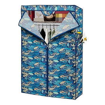 Cotton Field 棉花田傢飾 里約鐵力士架防塵衣櫥布套 花草集 牛津布  L(122 x 46 x 180cm)  1個  1入