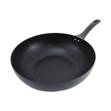 一品川流 樂司廚品 / 鑽石不沾深型炒鍋-34cm-2支組