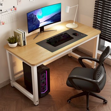 電腦桌加厚加固臺式家用辦公桌子工作臺簡約現代簡易學生學習書桌