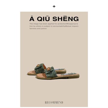 方頭拖鞋女夏季時尚外穿平底2025新款旅游百搭沙灘網紅一字涼拖鞋