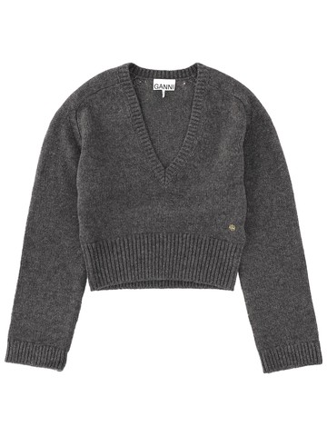 ganni v-neck sweater