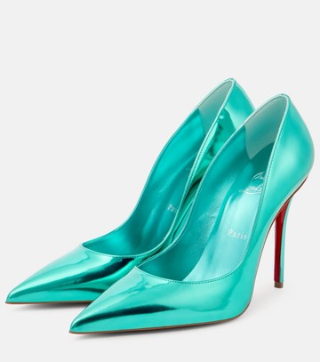 Christian Louboutin Miss Z 100 metallic leather pumps