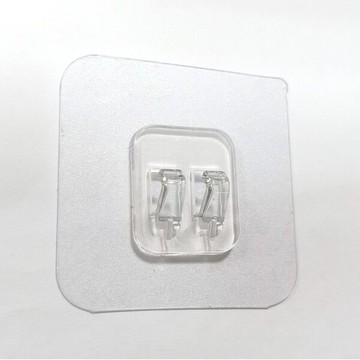 PS Mall【J1972】免打孔無痕貼卡扣塑膠長條掛牆壁 掛勾