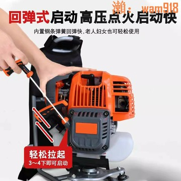 【店長推薦】德國進口汽油割草機四衝程家用小型揹負式除草機打草機割灌農用鋤