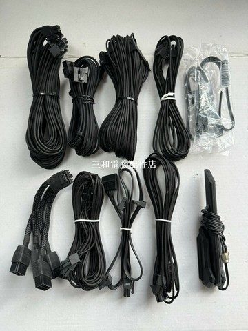 華碩雷神雷鷹TUF海韻電源 全模組線材 CPU 8P (4+4) 織線 原裝正品【三和電腦配件店】