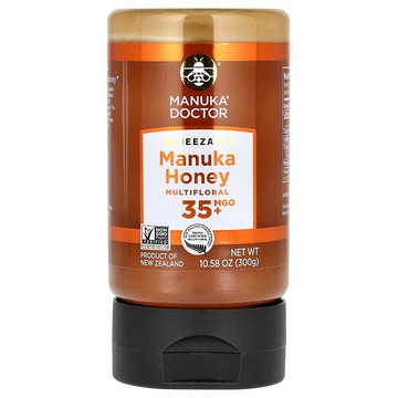 Manuka Doctor, 擠出式多花麥盧卡蜂蜜，MGO 35+，10.58 盎司（300 克）