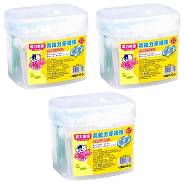 菲力家族 高拉力牙線棒 Set 200支 薄荷原味各100支 不易斷裂  3盒
