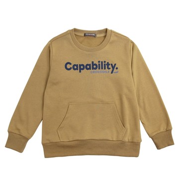 Crocodile Junior小鱷魚童裝-刺繡設計字母T恤-C64409-小版