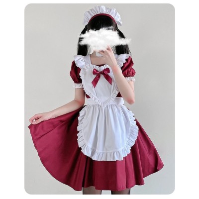 ハロウィン仮装メイド服 3点セット ロリータ ゴスロリ メイド ワンピース コスプレ衣装レディース コスチューム フルセット コス可愛いエプロン全店二点送料無料 通販 Lineポイント最大get Lineショッピング