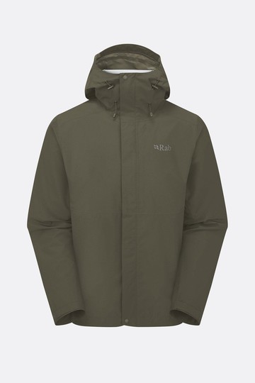 【Rab】Men's Downpour Waterproof Jacket 輕量防風防水連帽外套