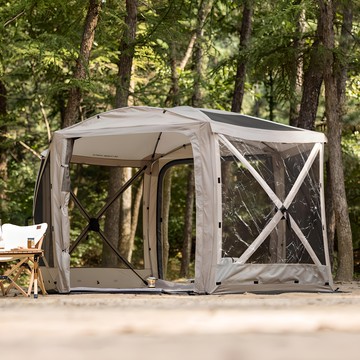 iDoogen Octagon Banta TPU 窗型側壁  145*140.5cm  卡其棕