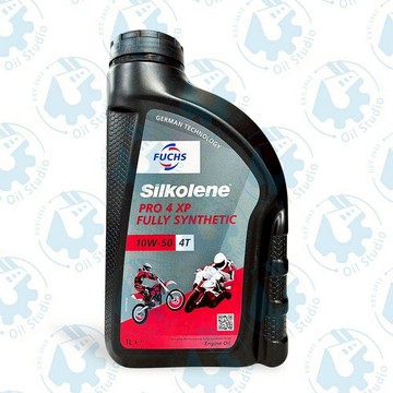 《油工坊》【整箱20罐】FUCHS 4T SILKOLENE PRO 4 XP 10W50 全合成酯類機油 印尼