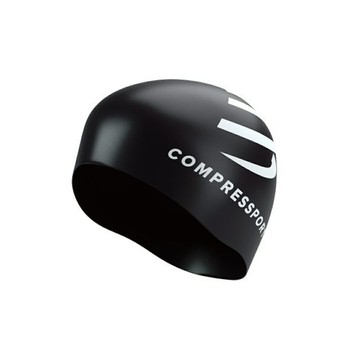 《Compressport 瑞士》SWIM CAP 泳帽 (黑色)