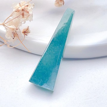 冰藍水翡翠吊飾裸石 | 天然玉翡翠A貨 | 送禮