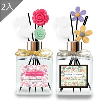 QIDINA 春花限定法國精油擴香瓶 200ML-2入組