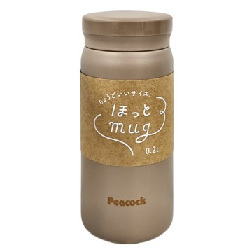 Peacock 日本孔雀 棕色 200ml 水壺  1個