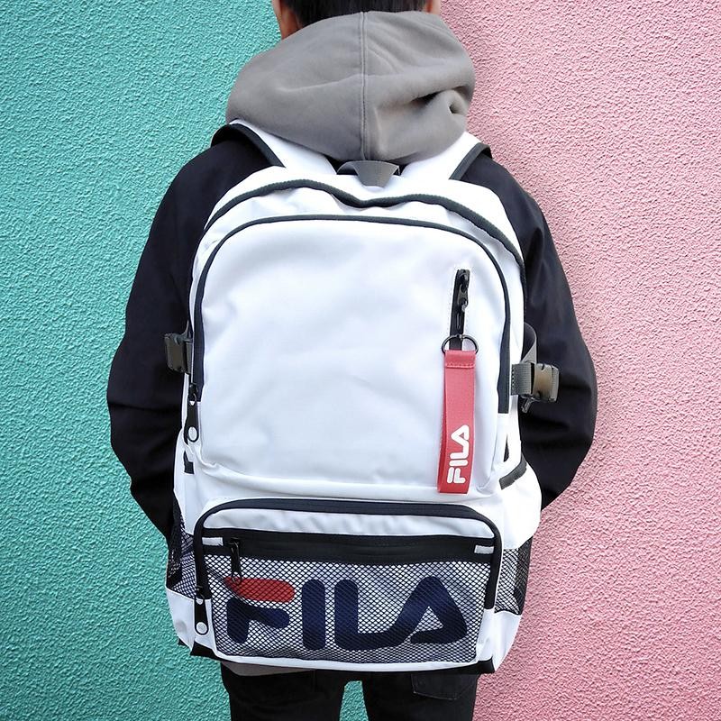 8FB001 当店限定セール FILA No Shake メッシュポケットロゴリュック